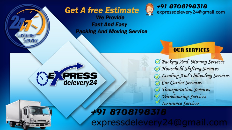 Home Shifting Packers and Movers || Express Delevery 24 || Household Goods Shifting Services, Bike Transport Parcel, Moving Company in Chennai, Tamil Nadu 