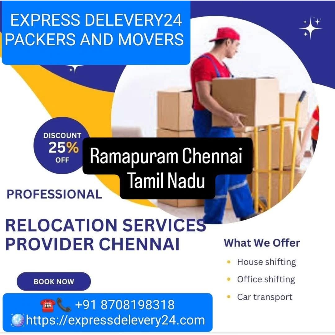 Packers and Movers Near SRM University, Ramapuram Chennai | Home Shifting & Office Relocation | Luggage Transport Parcel | Courier Service 