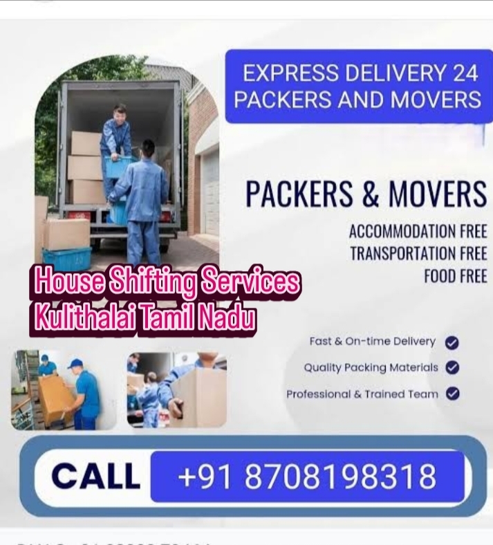 PACKERS AND MOVERS IN KULITHALAI, 8708198318