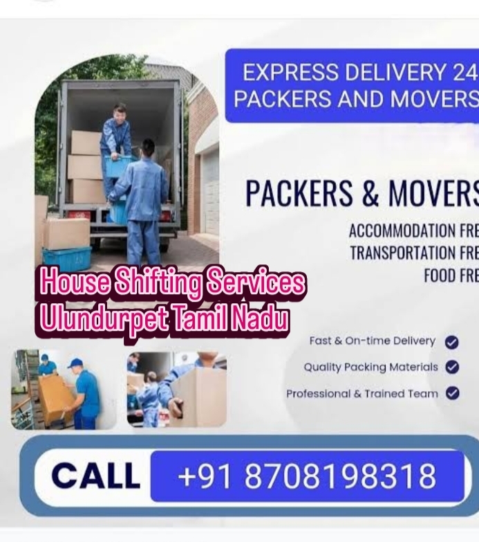 PACKERS AND MOVERS IN ULUNDURPET, 8708198318