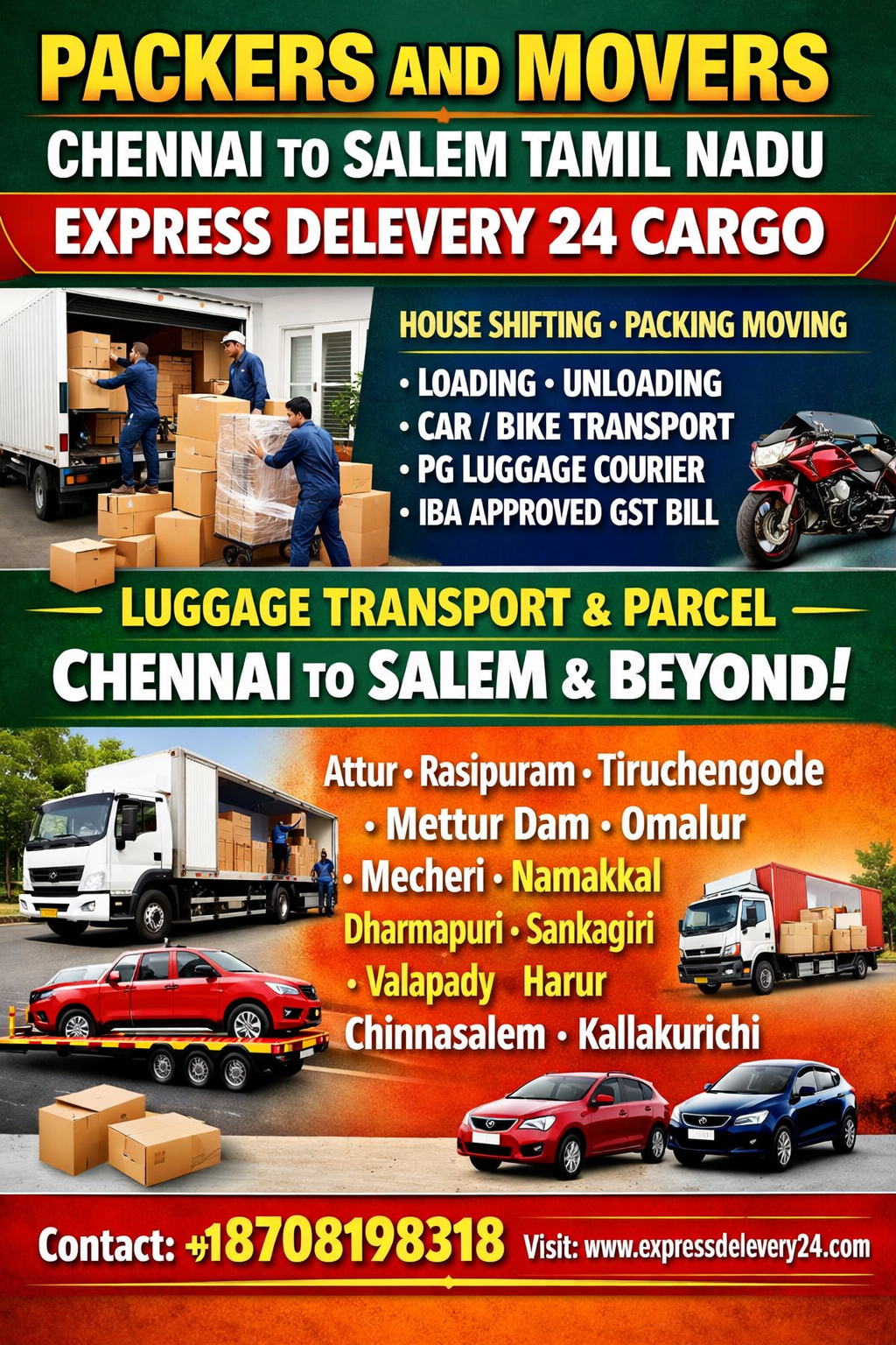 PACKERS AND MOVERS CHENNAI TO SALEM PRICE 