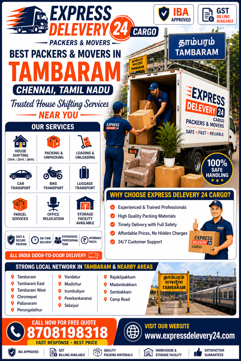 Packers and Movers in Tambaram, 9790956163 Chennai | House Shifting Services Near me - Agarwal Safe Express