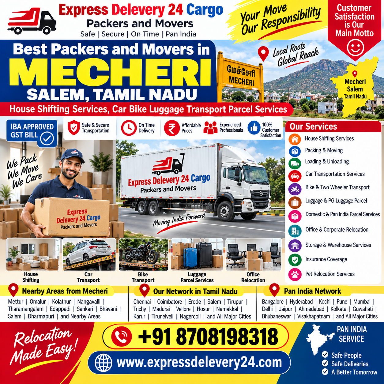 Packers and Movers in Mecheri, 8708198318 | House Shifting Services Near me - Agarwal Safe Express 